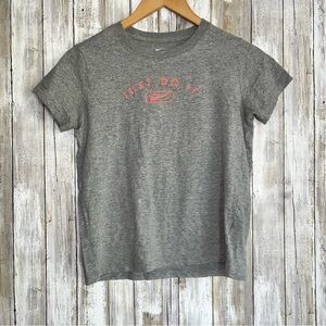 Nike Grey & Pink Just Do It Tee